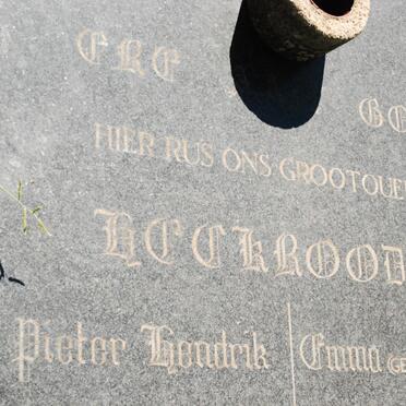 HECKROODT Pieter Hendrik  1822-1906 &amp; Emma FILMATER 1831-1900