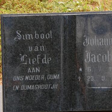 JACOBS Carel 192?-1980 &amp; Johanna 1923-2006
