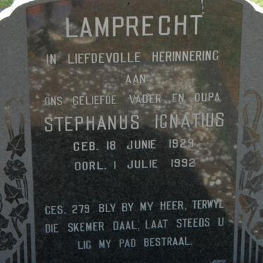 LAMPRECHT Stephanus Ignatius 1929-1992