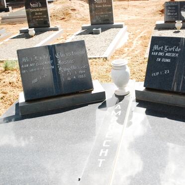 LAMPRECHT Christiaan Josias Engelbertus 1914-1983 &amp; Aletta Catharina 1916-1995