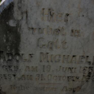 MICHAELIS Adolf 1852-1882