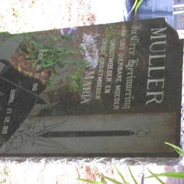 MULLER Amelia Maria 1890-1980