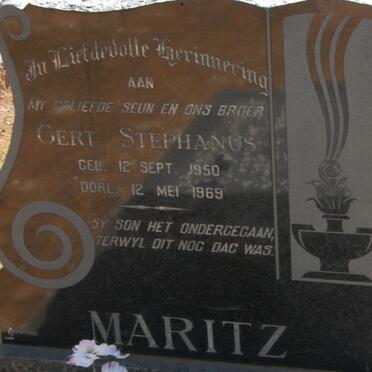 MARITZ Gert Stephanus 1950-1969