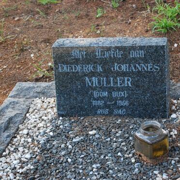 MULLER Diederick Johannes 1882-1966