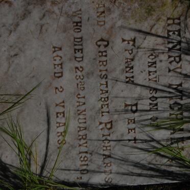 RICHARDS Henry Michael 1910