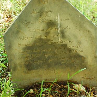 RADEMAN Anna Cathrina Jacoba nee JACOBS 1832-1910