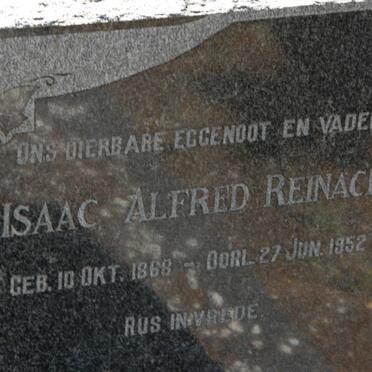 REINACH Isaac Alfred 1868-1952