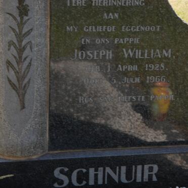 SCHNUIR Joseph William 1928-1966