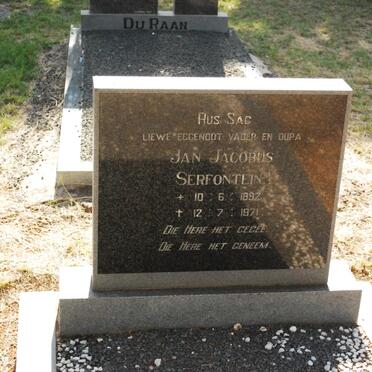 SERFONTEIN Jan Jacobus 1892-1971