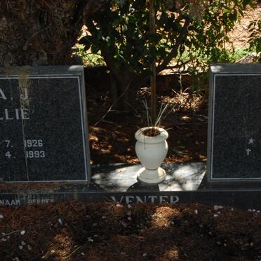VENTER W.A.J. 1926-1993 &amp; M.A. 1932-
