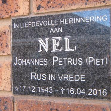 NEL Johannes Petrus 1943-2016