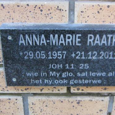 RAATH Anna-Marie 1957-2011