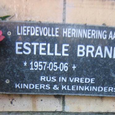 BRAND Estelle 1957-