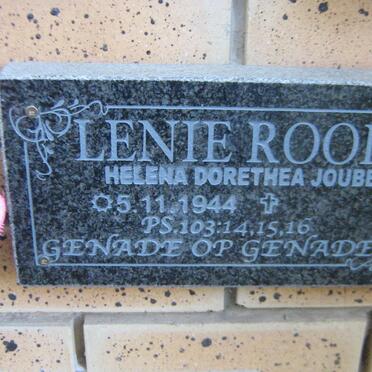 ROODT Helena Dorethea nee JOUBERT 1944-