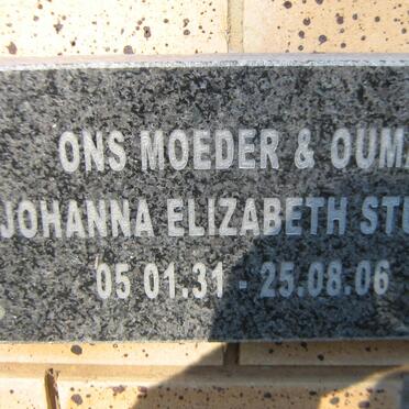 STUBBE Johanna Elizabeth 1931-2006