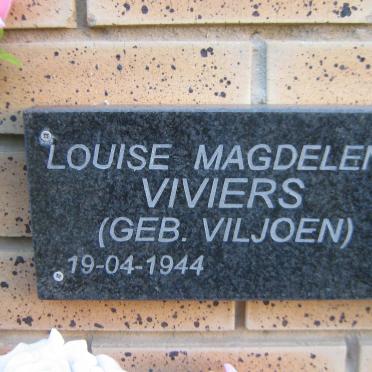 VIVIERS Louise Magdelene nee VILJOEN 1944-