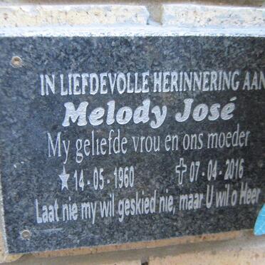 JOSÉ Melody 1960-2016