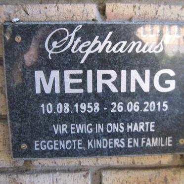MEIRING Stephanus 1958-2015