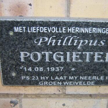POTGIETER Phillipus 1937-