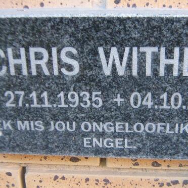WITHERS Chris 1935-2009