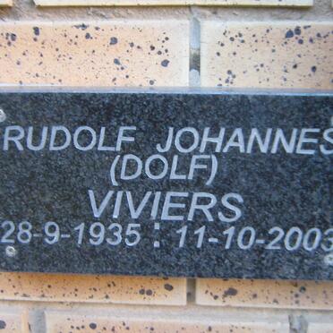 VIVIERS Rudolf Johannes 1935-2003