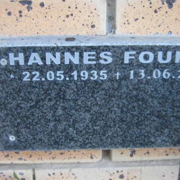 FOURIE Hannes 1935-2008