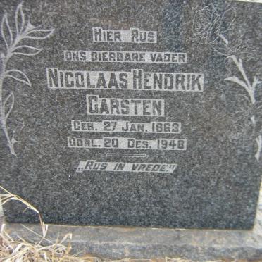 CARSTEN Nicolaas Hendrik 1863-1948