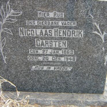 CARSTEN Nicolaas Hendrik 1863-1948