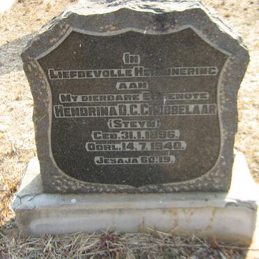 GROBBELAAR Hendriena D.C. nee STEYN 1896-1940
