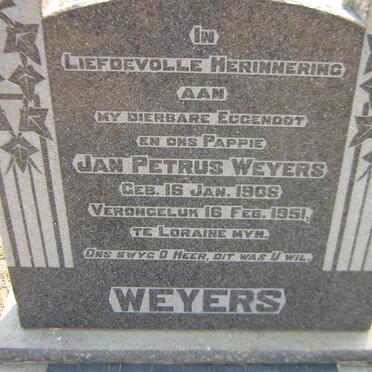WEYERS Jan Petrus 1906-1951