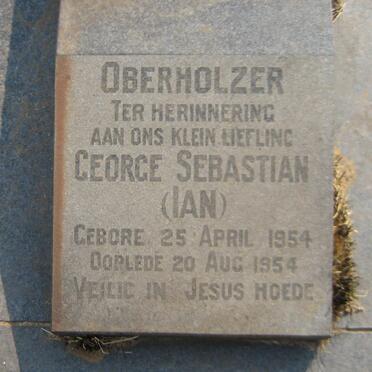 OBERHOLZER George Sebastian 1954-1954
