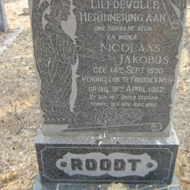 ROODT Nicolaas Jacobus 1930-1952