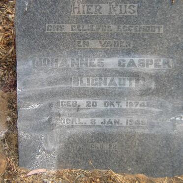 BLIGNAUT Johannes Casper 1874-1945