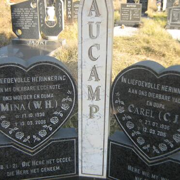 AUCAMP C.J. 1935-2015 &amp; W.H. 1938-2006