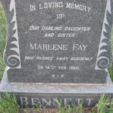 BENNETT Marlene Fay -1960