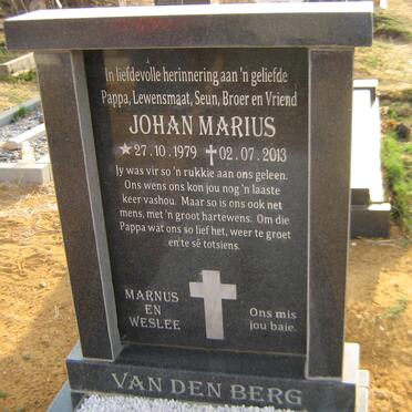 BERG Johan Marius, van den 1979-2013