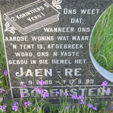 BODENSTEIN Jaen-Re 1989-1989