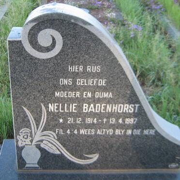 BADENHORST Pieter 1904-1970 &amp; Nellie 1914-1997 