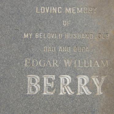 BERRY Edgar William 1935-2005