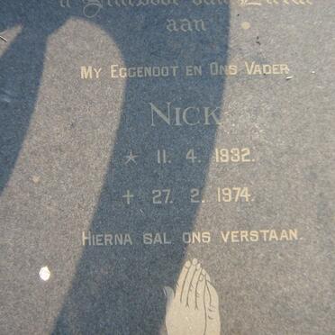 BUISSON Nick, du 1932-1974