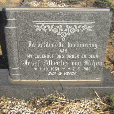 BILJON Joseph Albertus, van 1954-1980