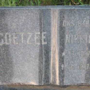 COETZEE Nikkie 1972-1972