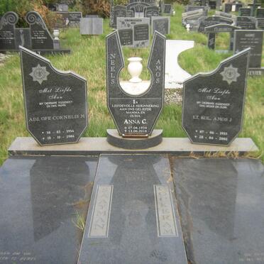 COCKERAM Amos J. 1933 - 2002 &amp; Anna C. 1934-2016 :: SAAYMAN Cornelis M. 1956-1986