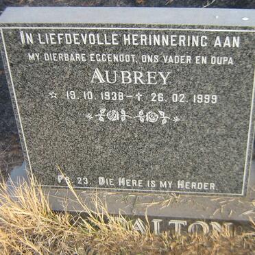 DALTON Aubrey 1938-1999