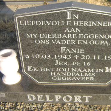 DELPORT Fanie 1943-1997
