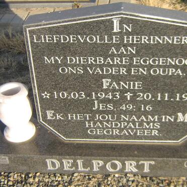 DELPORT Fanie 1943-1997