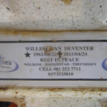 DEVENTER Willem, van 1961-2015