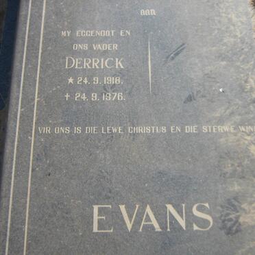 EVANS Derrick 1918-1976