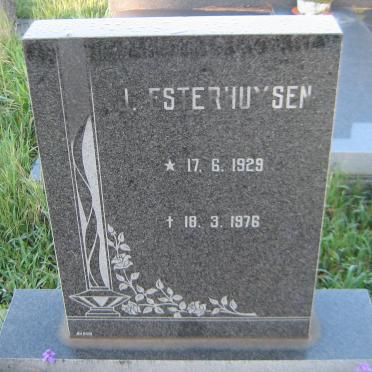 ESTERHUYSEN J. 1929-1976
