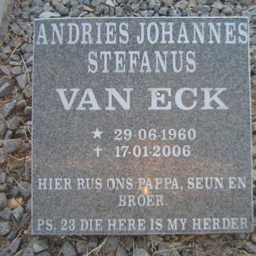 ECK Andries Johannes Stefanus, van 1960-2006 &amp; Amanda 1964-1991